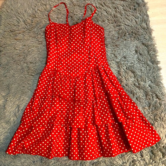 H&M Dresses & Skirts - Red polka dot dress